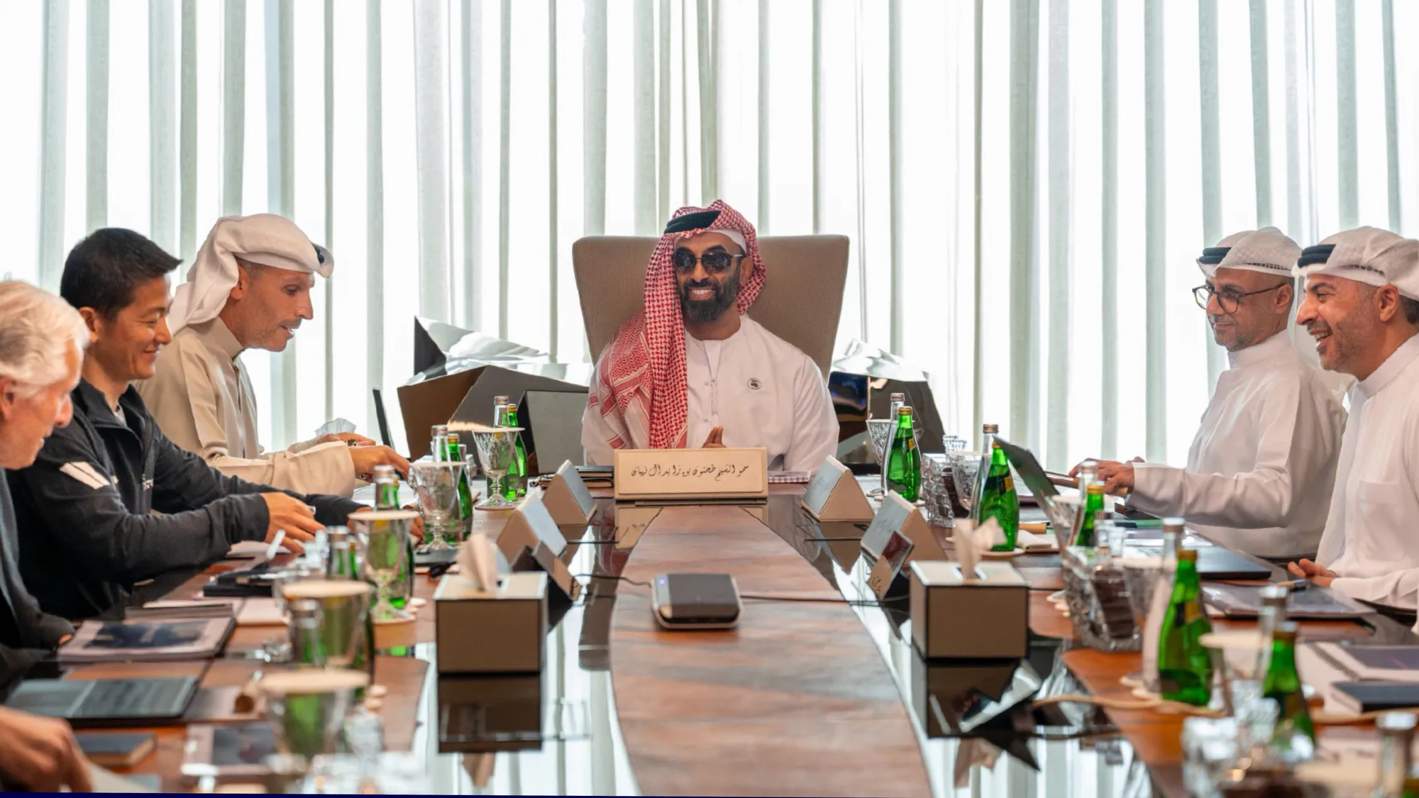 His Highness Sheikh Tahnoon bin Zayed Al Nahyan Chairs MGX’s Board Meeting